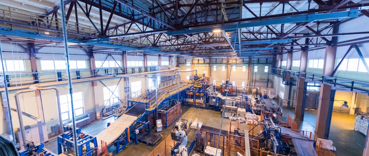 Chemical recycling facility showcasing sustainability